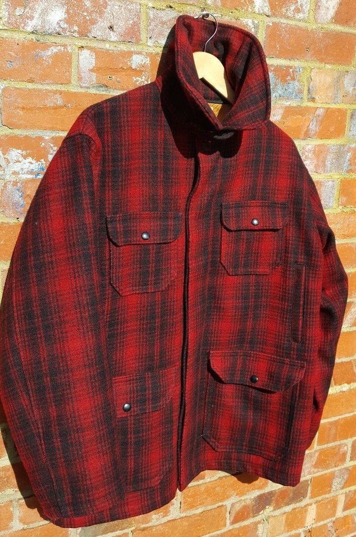 Vintage Woolrich Hunting Jacket Size 40 Buffulo Plaid | The Fedora Lounge