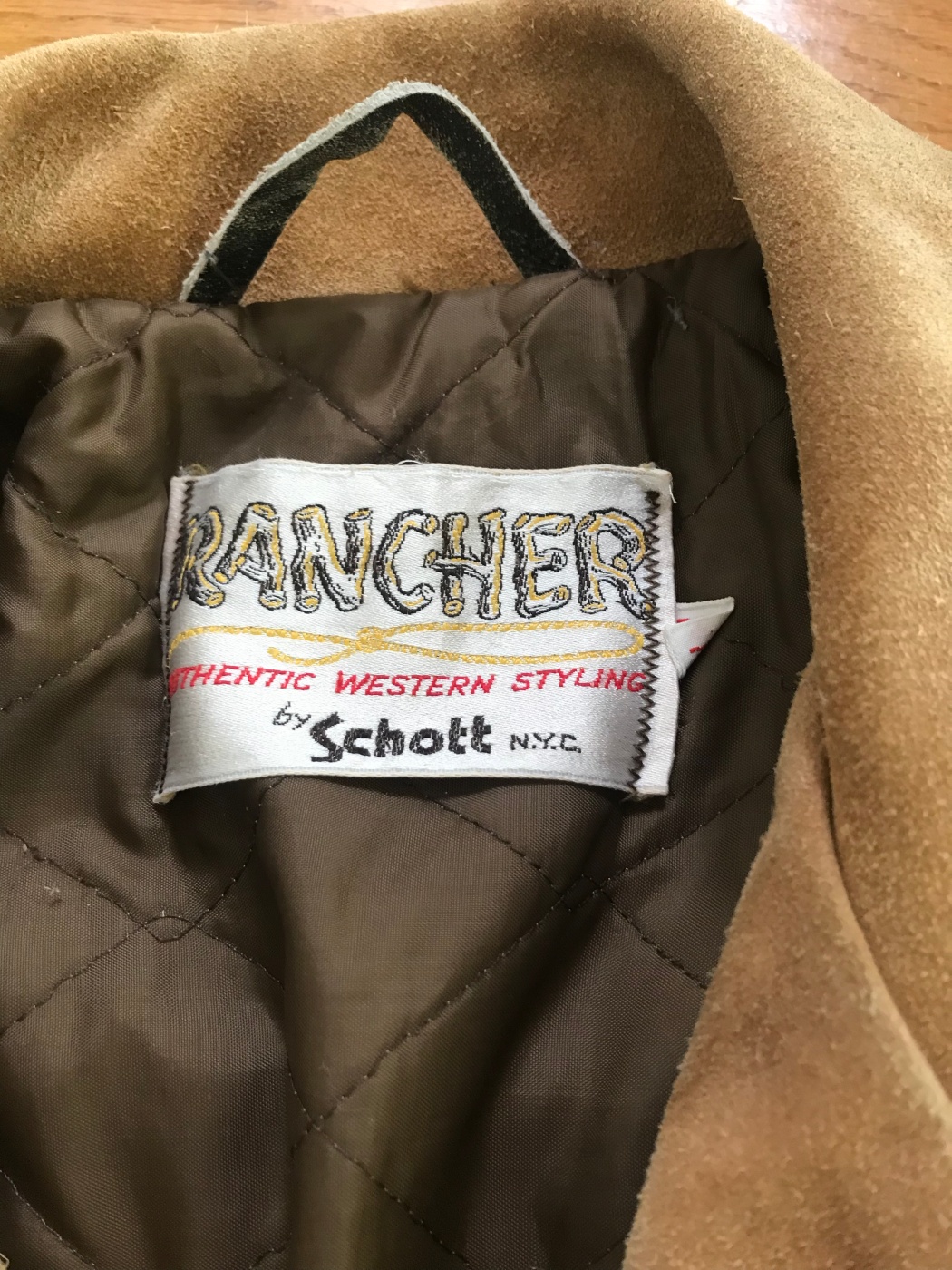 FS: Schott Suede Rancher Type 3 Jacket 42 | The Fedora Lounge