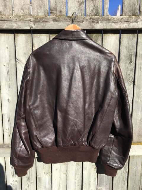 Vtg 60s Sears Hercules A-2 Leather Jacket | The Fedora Lounge