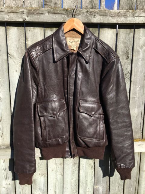Vtg 60s Sears Hercules A-2 Leather Jacket | The Fedora Lounge