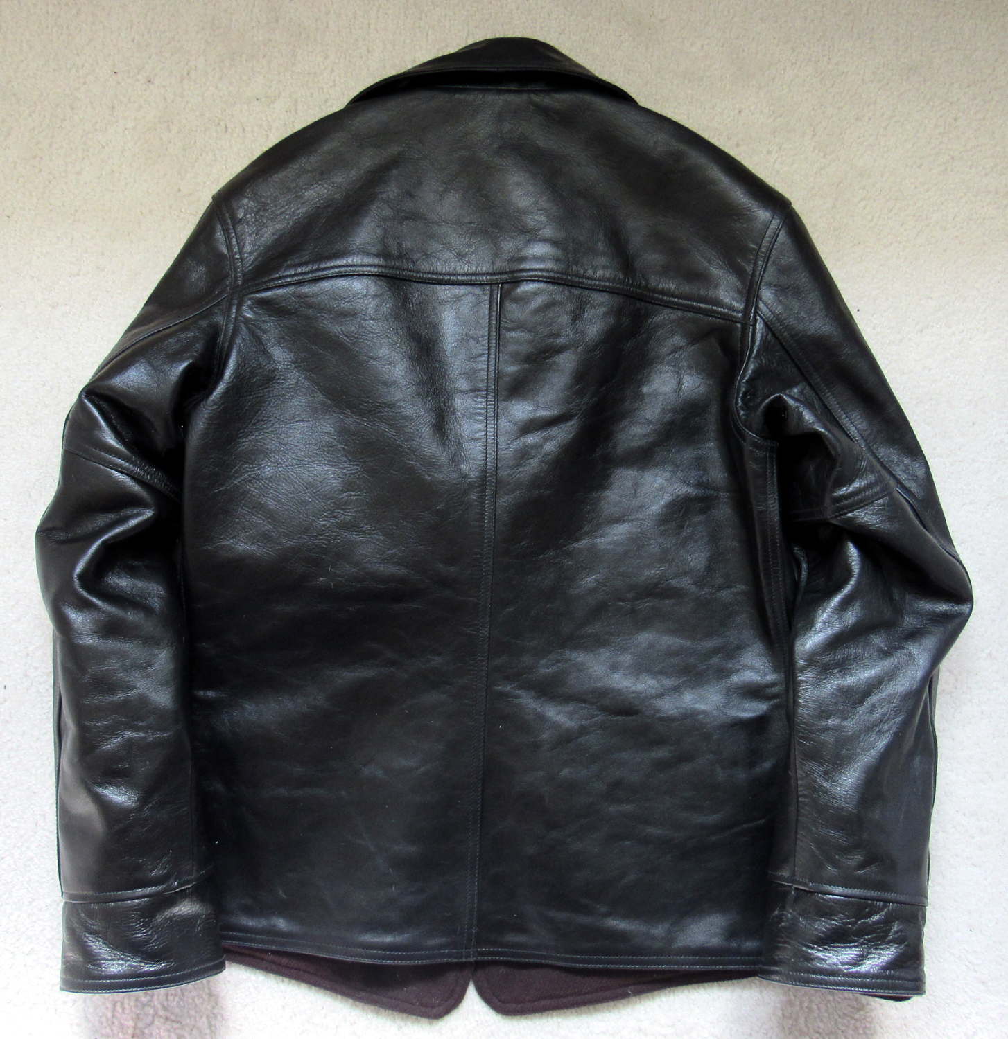 FS: Freewheelers SWITCHYARD Shinki Horsehide Leather Jacket sz 40 Black ...