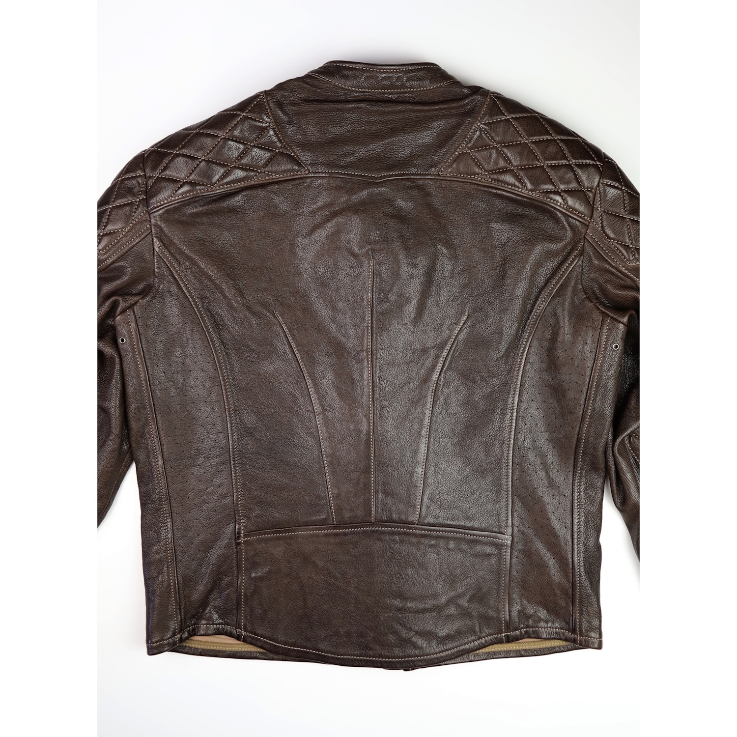 Thedi Maximos Cafe Racer Brown Calabria Goatskin Large back IG square.jpg