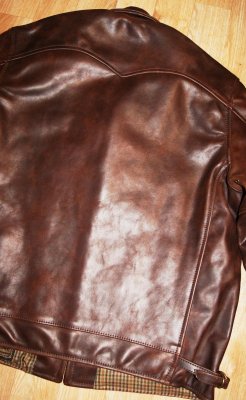 Aero Premier Highwayman Tumbled Brown CXL FQHH back.jpg