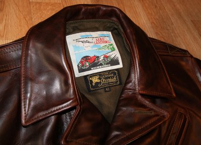 Aero Bootlegger Brown CXL Steerhide tag.JPG