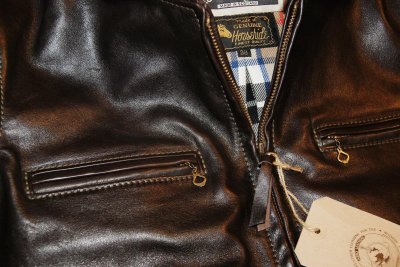 Aero Board Racer Dark Seal Vicenza Horsehide chest pockets.jpg