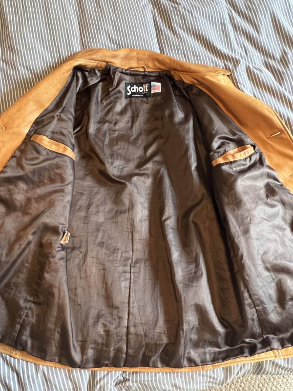 Vintage Schott 807 long jacket, Large | The Fedora Lounge