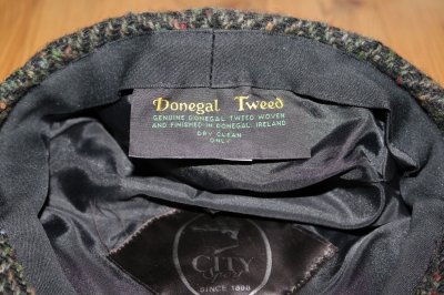 city sport donegal tweed cap