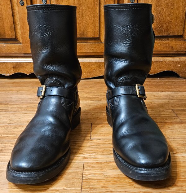 Wesco Mister Lou Engineer Boots Size 12E Black CXL Steerhide | The ...