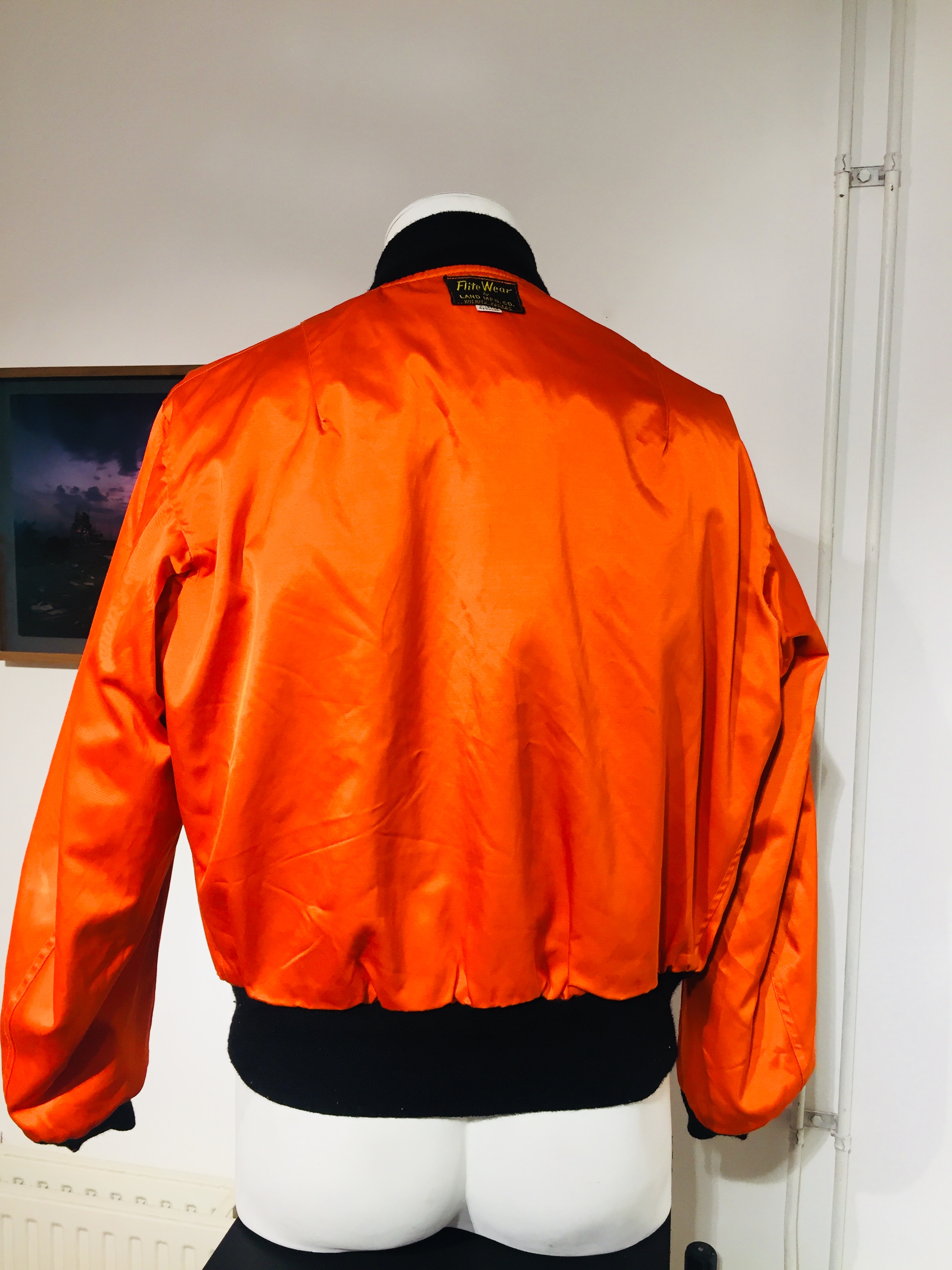 Nasa orange bomber outlet jacket